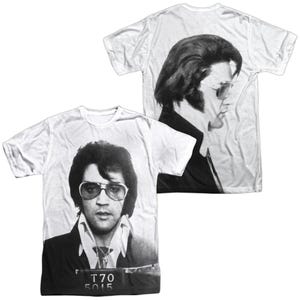 Elvis Presley Mug Shot Sublimation T-Shirt