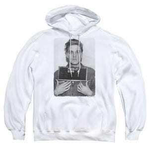 Elvis Presley Army Mug Shot Hoodie