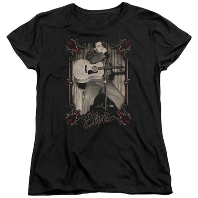 Elvis Presley Pinstripes Womens T-Shirt