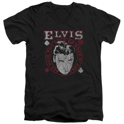 Elvis Hail The King V-Neck T-Shirt