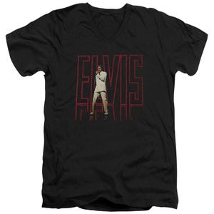 Elvis Presley 68 Album V-Neck T-Shirt