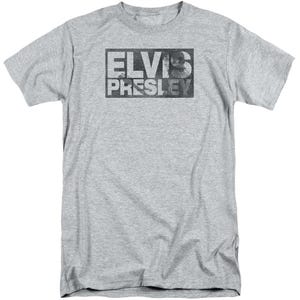 Elvis Presley block Letters Tall T-Shirt