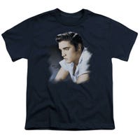 Elvis Presley Blue Profile Kids T-Shirt