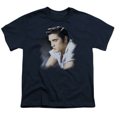 Elvis Presley Blue Profile Kids T-Shirt