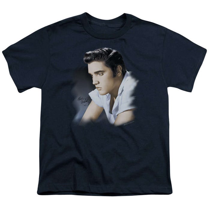 Elvis Presley Blue Profile Kids T-Shirt