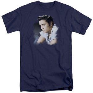 Elvis Presley Blue Profile Tall T-Shirt