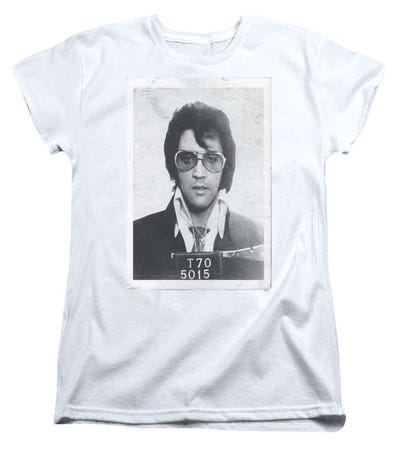 Elvis Presley Framed Photo Womens T-Shirt