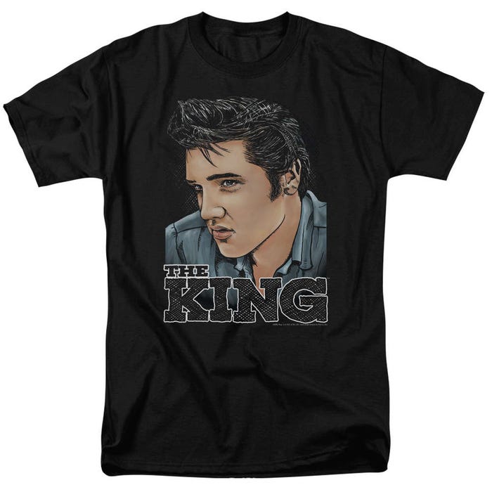 Elvis Presley Graphic of The King T-Shirt