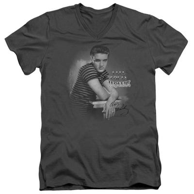 Elvis Presley Here Comes Trouble V-Neck T-Shirt