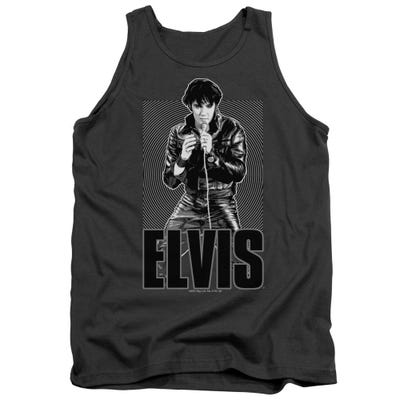 Elvis Presley In Leather Tank Top