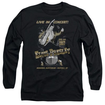 Elvis Presley Live In Buffalo Long Sleeve Shirt