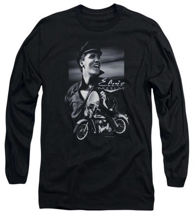 Elvis Presley Motorcycle Long Sleeve Shirt