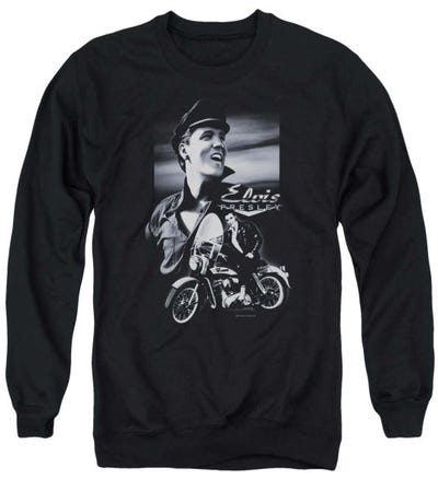 Elvis Presley Motorcycle Sweatshirt