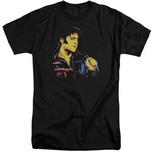 Elvis Presley Neon Tall T-Shirt