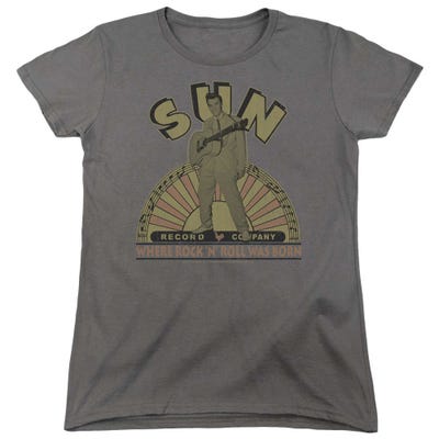 Elvis Presley Original Sun Records Womens T-Shirt