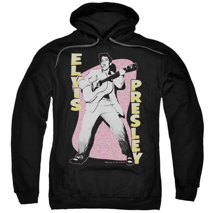 Elvis Presley Pink Rock Hoodie