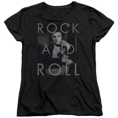 Elvis Presley Rock And Roll Womens T-Shirt