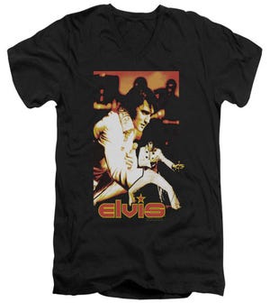 Elvis Presley Showman V-Neck T-Shirt