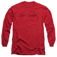 Elvis Presley Signature Sketch Long Sleeve Shirt