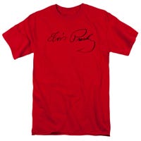 Elvis Presley Signature Sketch T-Shirt