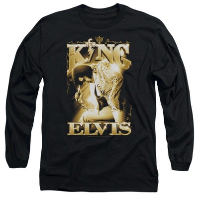 Elvis Presley The King of Rock Long Sleeve Shirt