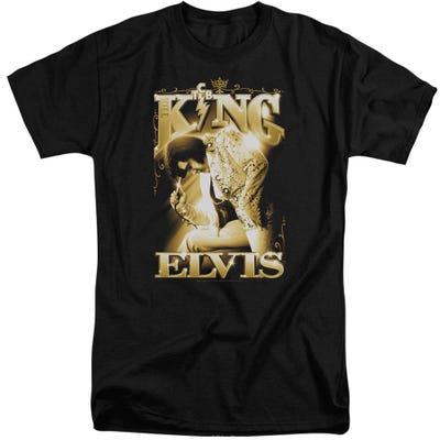 Elvis Presley The King of Rock Tall T-Shirt