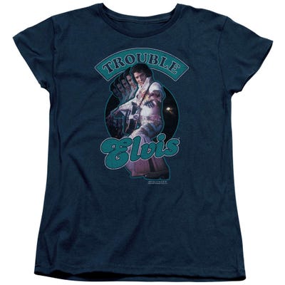 Elvis Presley Total Trouble Womens T-Shirt
