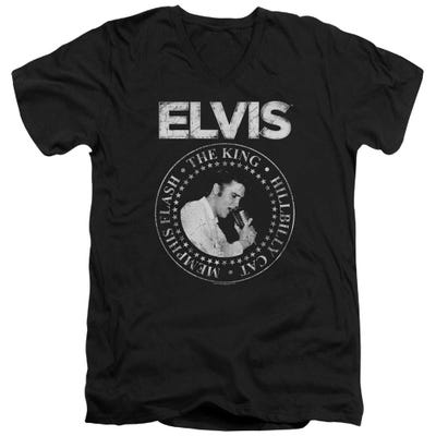 Elvis Rock King V-Neck T-Shirt