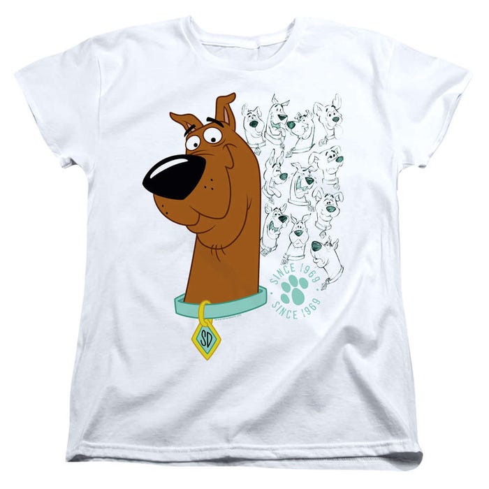 Evolution of Scooby Doo  Womens T-Shirt