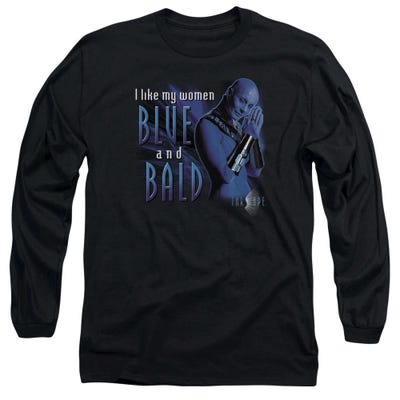 Farscape Blue And Bald Long Sleeve Shirt