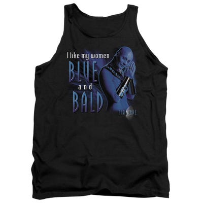 Farscape Blue And Bald Tank Top