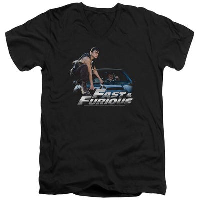 Fast and Furious Car Ride V-Neck T-Shirt