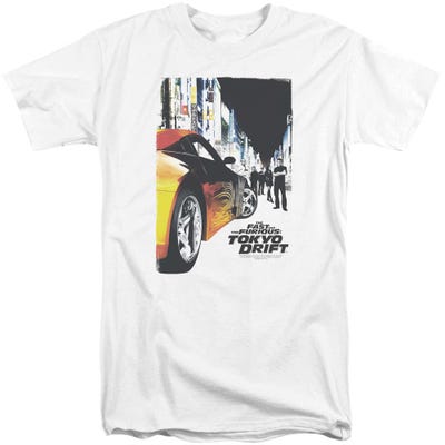  Fast and Furious Tokyo Drift Poster Tall T-Shirt