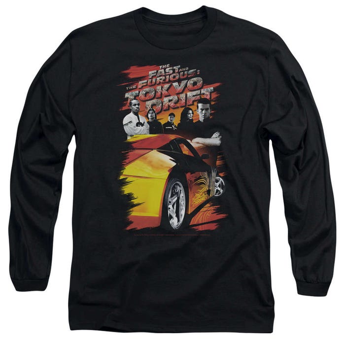 Fast and the Furious Drifting Crew Long Sleeve Shirt