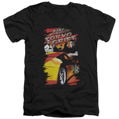 Fast and the Furious Drifting Crew V-Neck T-Shirt