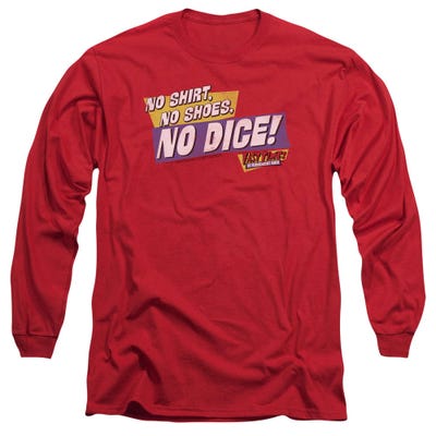 Fast Times at Ridgemont High No Dice Long Sleeve Shirt