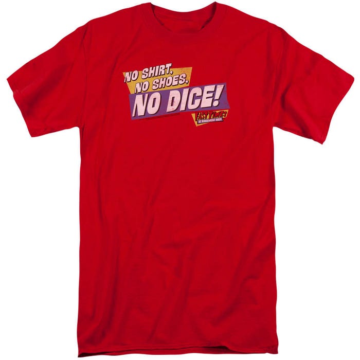 Fast Times at Ridgemont High No Dice Tall T-Shirt