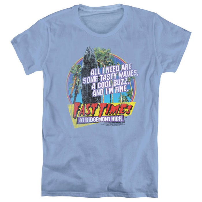 Fast Times at Ridgemont High Tasty Waves Womens T-Shirt