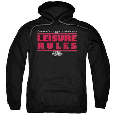 Ferris Bueller's Day Off Leisure Rules Hoodie