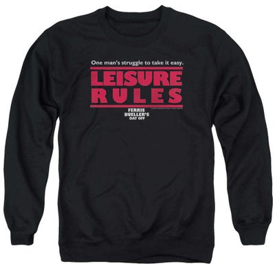 Ferris Bueller's Day Off Leisure Rules Sweatshirt