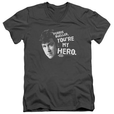 Ferris Bueller's Day Off You're My Hero V-Neck T-Shirt