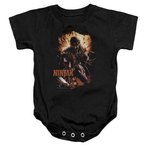 Fiery Ninjak Baby Bodysuit