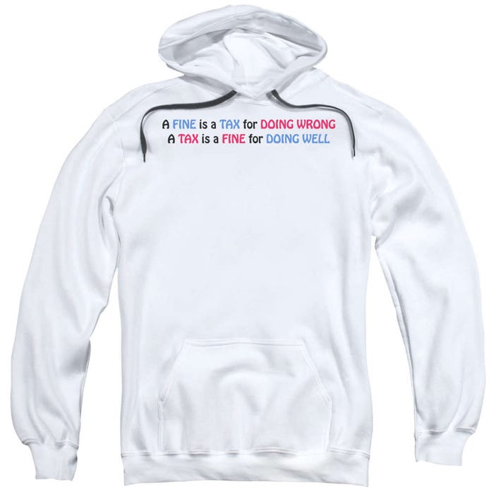 Fine Tax Funny Hoodie