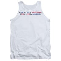 Fine Tax Funny Tank Top