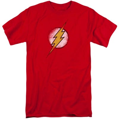 Flash Destroyed Logo Tall T-Shirt