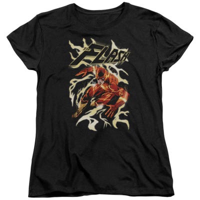 Flash Electric Run JLA Womens T-Shirt