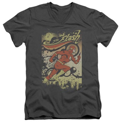 Flash Just Passing Through V-Neck T-Shirt