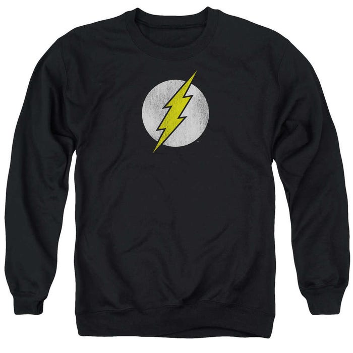 Flash Logo Distressed Sweatshirt