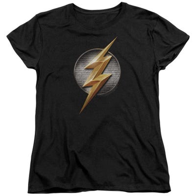 Flash Logo Justice League Movie Womens T-Shirt