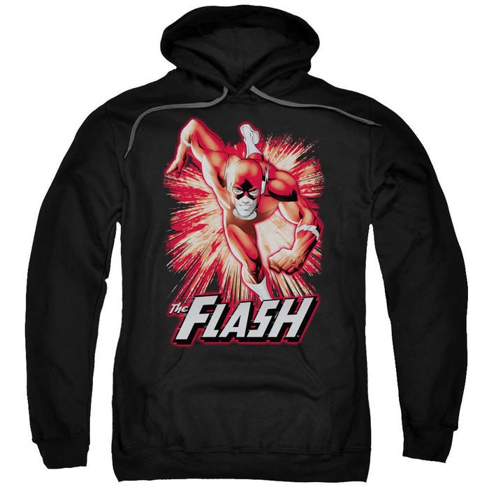Flash Red & Gray Hoodie